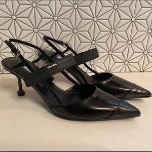 Modern Prada Sling-Back Pumps